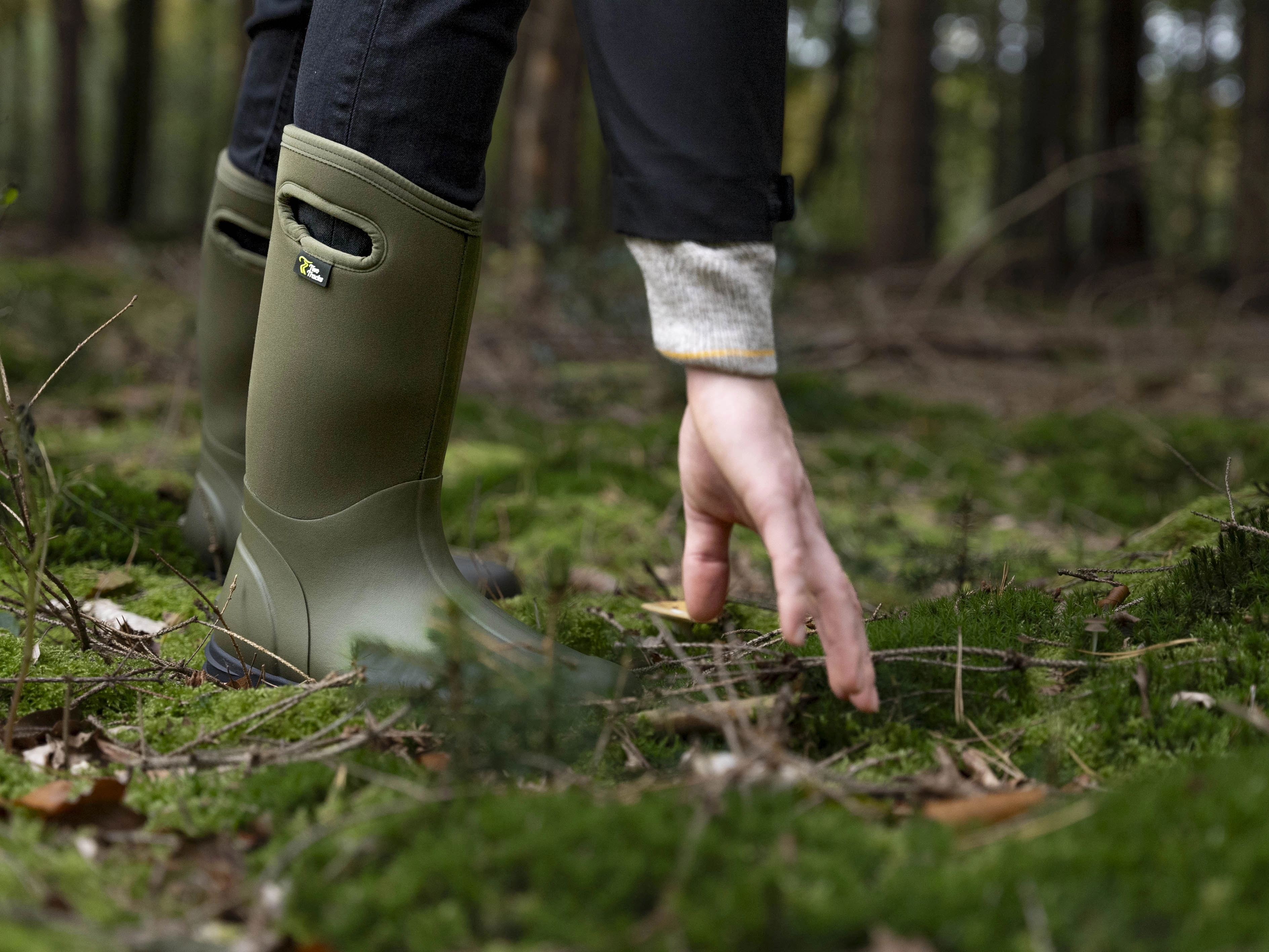 TwoTracks Baruga Olive high für Männer